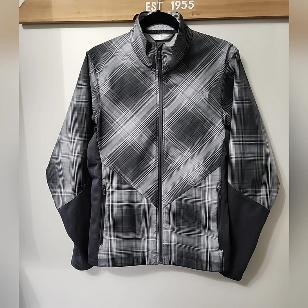 North Face Isotherm Full Zip Jacket REFLECTIVE Mountain Athletic Grey Mens NWOT